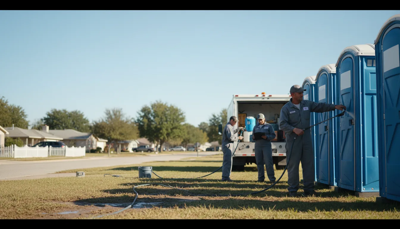 Long-Term Portable Toilet Rental in Kennedale, TX near me